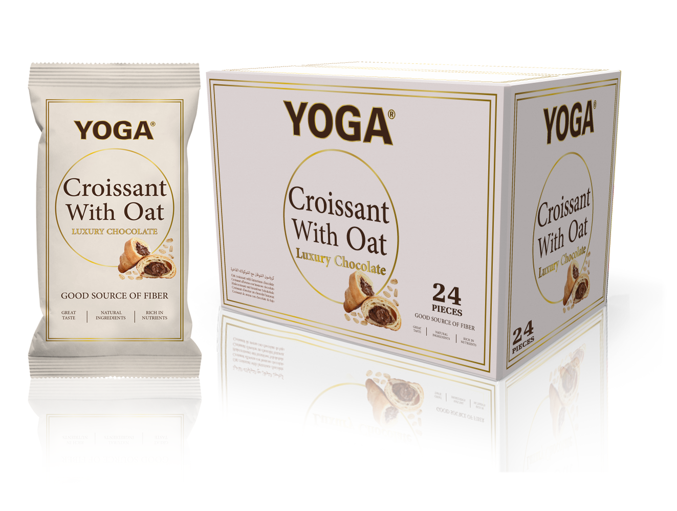 Yoga Croissant 24 pieces