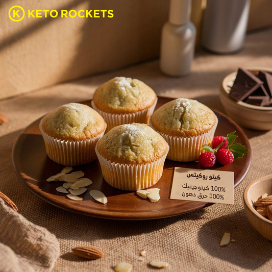 كب كيك فانيليا - كيتو روكيتس